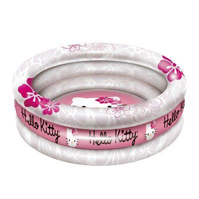 Piscine pour enfant - Hello Kitty - Diamètre 100 cm - Rose et Blanc