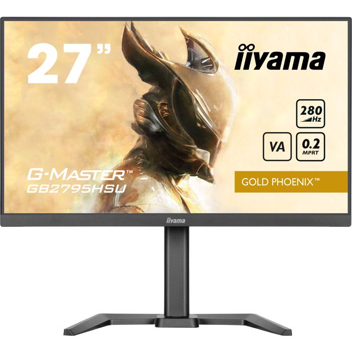 Ecran PC Gamer - IIYAMA - 27 - FHD - 280Hz - Dalle VA - 02ms - Ajustable en hauteur - GB2795HSU-B1