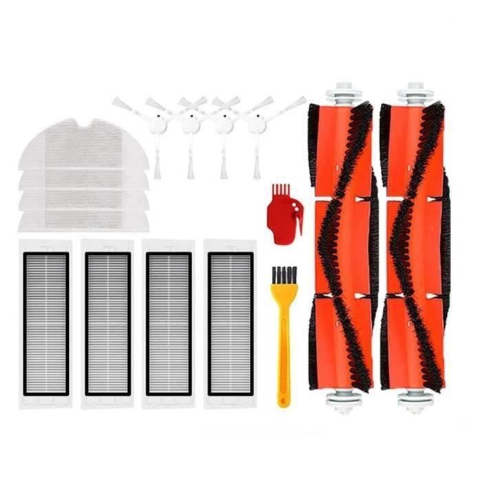 Hepa-Filter, Hauptseitenbürste, Mopptuch, kompatibel mit Xiaomi Mijia 1C / STYTJ01ZHM T1 Dreame F9 Roboter-Staubsauger-Zubehör (Color : Set 2