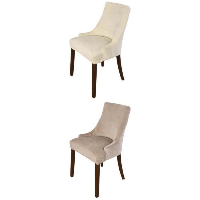 Housse De Fauteuil à Oreilles 2 Pièces - Taille Unique, Polyester Extensible, Lavable, Protection 360° (Rouge Vin) - 6