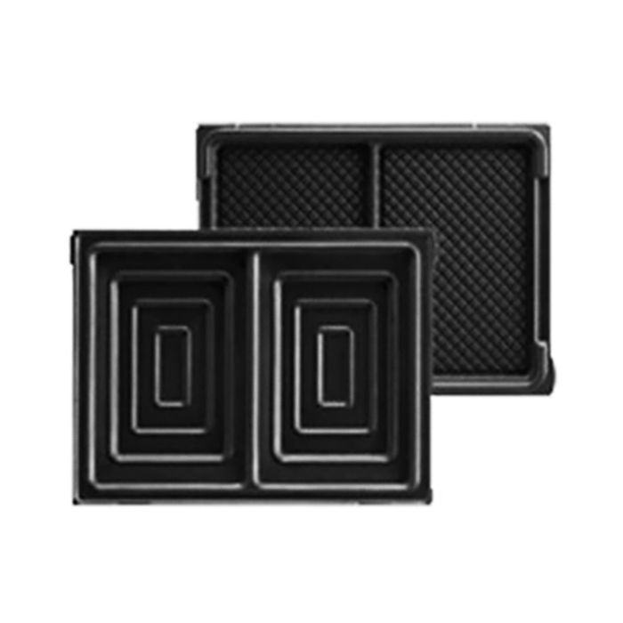 32 X 3 X 1 Cm Domo 155 Fourchette A Gaufre Plastique Noir Fourchettes Vaisselle Et Arts De La Table