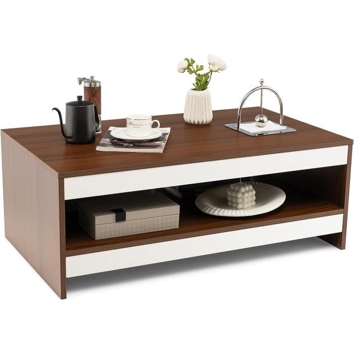 Table à Manger Industrielle LIFEZEAL 180x79cm | Pour 6-8 Personnes | Plateau Bois MDF, Cadre Métallique | Charge 135kg