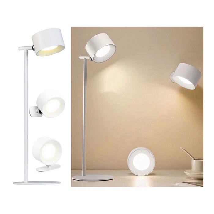 Lampe 3 en 1 - Lunartec - Rechargeable - Tête amovible magnétique - LED - Blanc Lampe 3 en 1 - Lunartec - Rechargeable - Tête amovible magnétique - LED - Blanc
