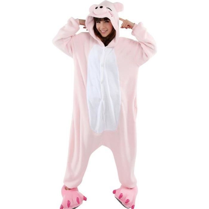 Pyjama Femme Hiver Pilou Confortable chaud Pyjama Combinaison Animaux  Polaire Pyjama Srtitch Girafe Cochon souple qualité Cochon - Cdiscount  Prêt-à-Porter