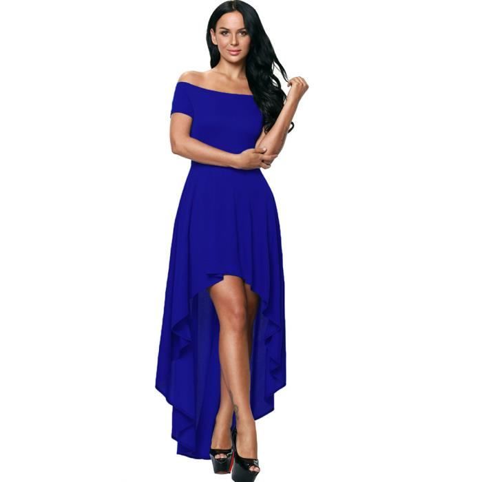 robe femme bleu