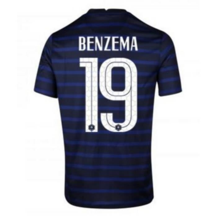 Flocage Officiel FFF Benzema 19 Home 2021 
