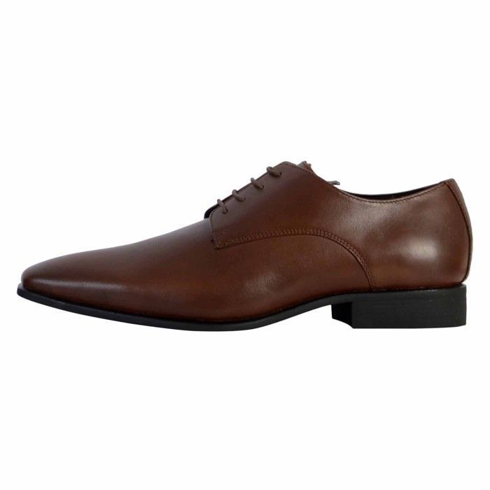Mocassin Geox U High Life A SMO.LEA Homme Cuir Noir Lacets ronds Cognac fonce Cdiscount Chaussures