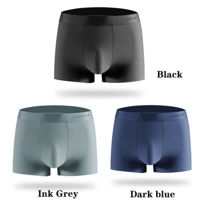 Sous vetement Sous Vetements chauds Hommes Coton Boxer Homme Marque Slip Homme Culotte Respirant Short U Convex Pouch Type LG Blanc Cdiscount Pret a Porter