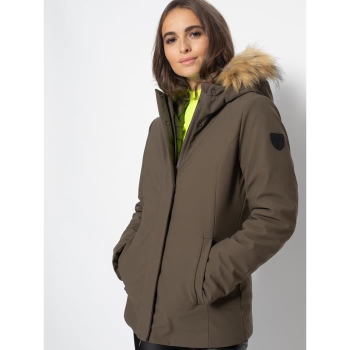 North Wood Parka anushka femme kaki Kaki - Cdiscount Pr??t-?�-Porter