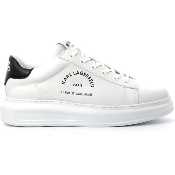 Karl Lagerfeld Sneakers basses en cuir KARL LAGERFELD MAISON KARL - Blanc - pointure homme 45