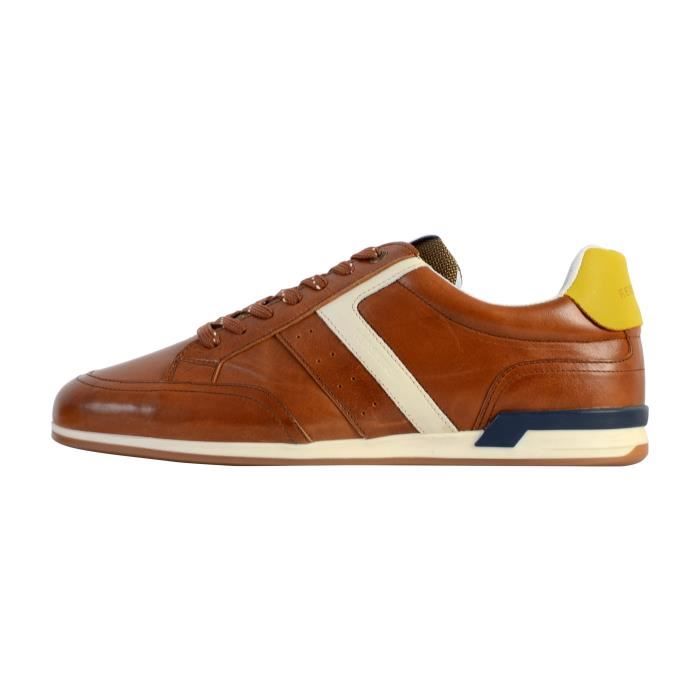 Tennis Basket Basses Redskins Dinamo Cognac Beige Homme Marque