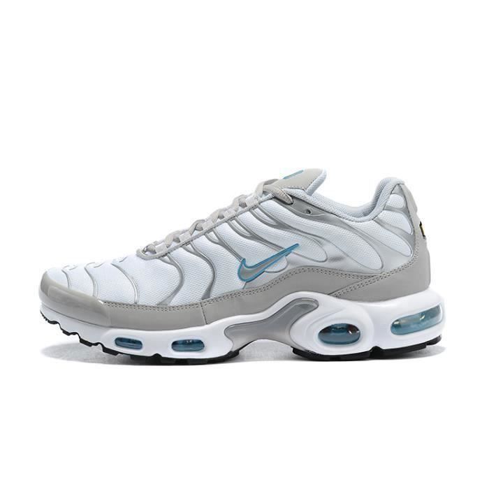 Nike TN Plus Chaussures 8909 271 Fr ne blanc argent Hommes fr ne