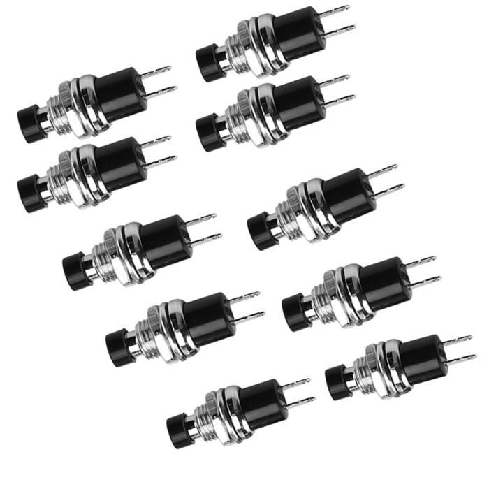 Interrupteur Poussoir 20 Interrupteurs Bouton-Poussoir Momentané