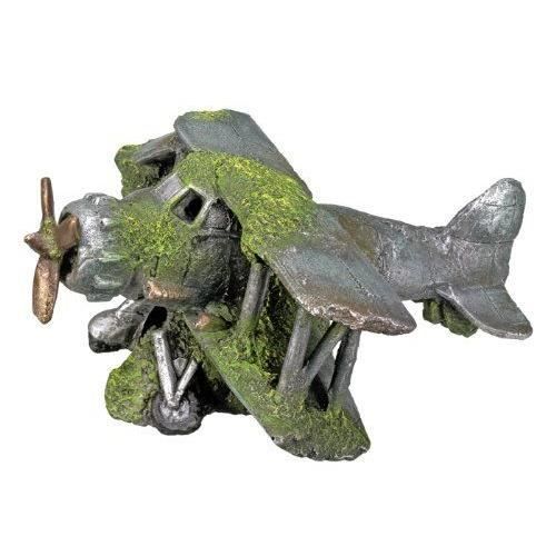 Nobby 28422 Décoration d'aquarium épave d'avion 19 x 19 x 8 cm
