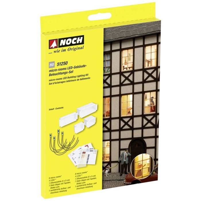 NOCH 51250 LED éclairage permanent sans scintillement, avec fils de