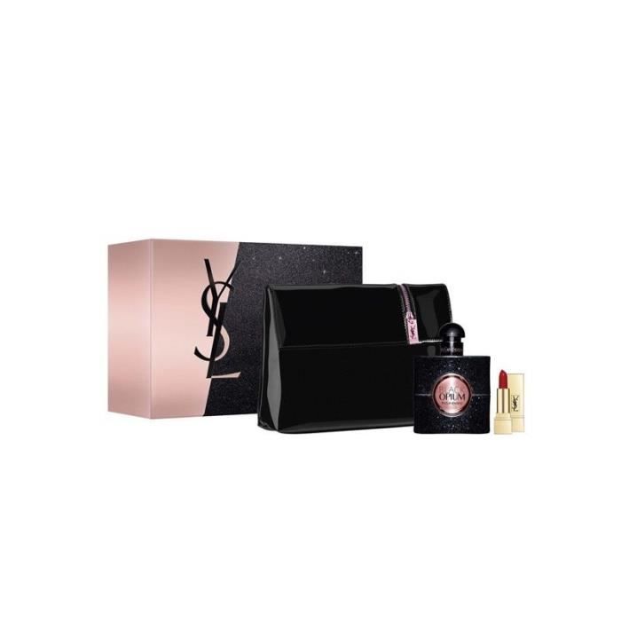Set de Parfum Femme Black Opium Yves Saint Laurent (3 pcs) Multicolore -  Cdiscount Au quotidien