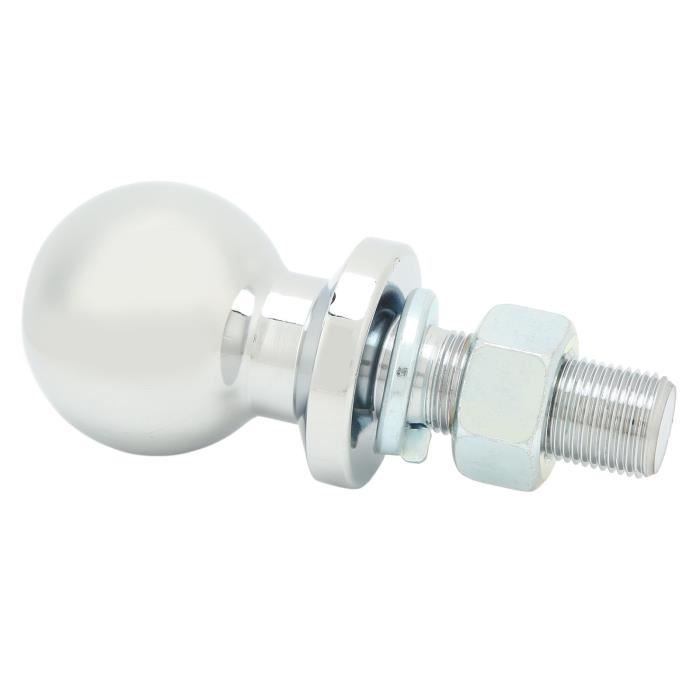 Boule D'attelage Remorque 50mm Capacité 3,5t - Avec Capuchon De Protection Acier Forgé