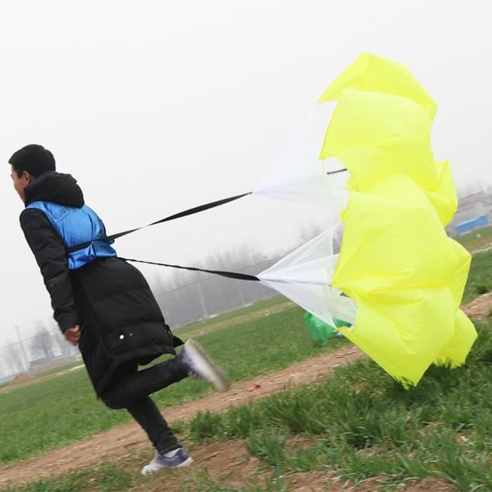 Cours résistance Parachute durable de qualité supérieure 145 cm jaune
