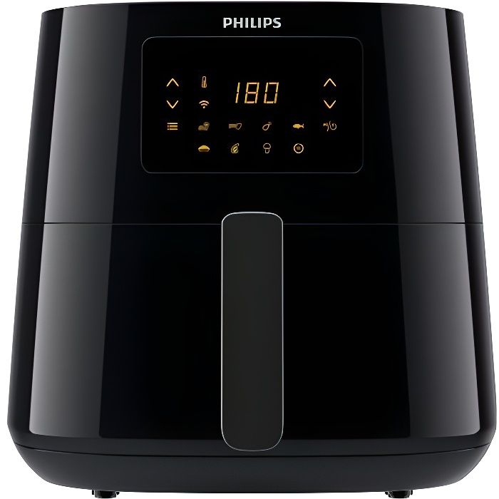 Airfryer Philips Série 5000 1.2Kg Airfryer 14 en 1 Connecté en Wifi 90 % de graisse en moins grâce à la technologie Rapid Air Digitale Application de recette HD928090 - vue 2