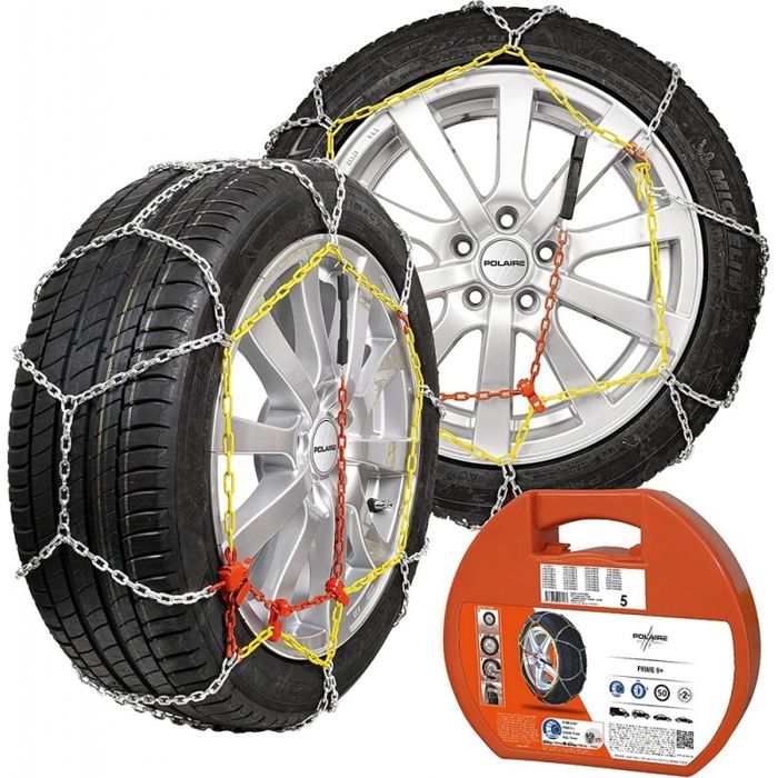 Chaînes à Neige 9 Mm Pour 195/55 R16 – Acier Robuste, Homologuées, Montage Facile Et Rapide