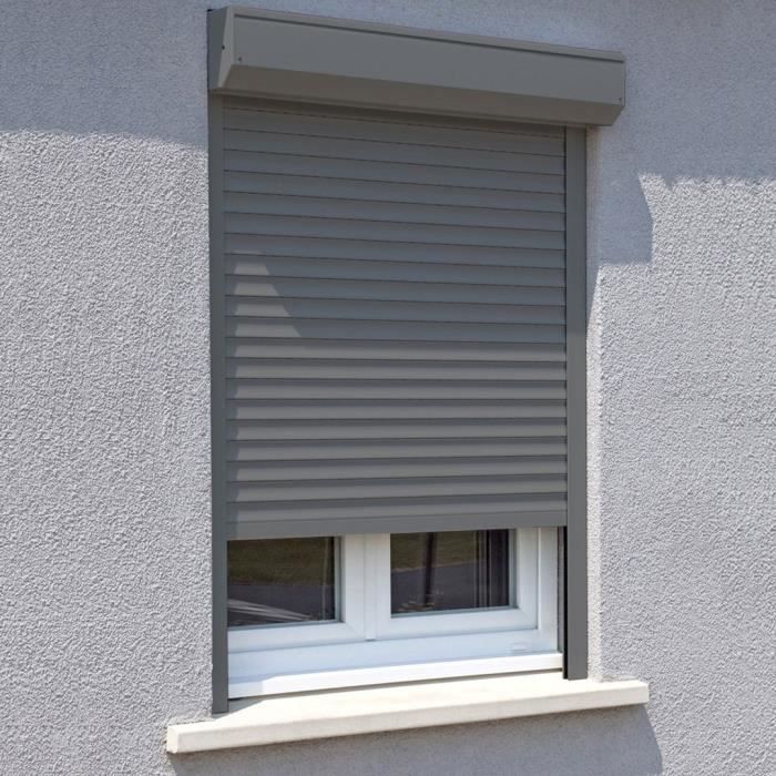 Volet roulant H170 cm x L150 cm Aluminium recoupable en largeur et