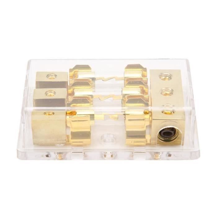 Porte Fusible Auto Porte-fusible Batterie 250A DAZZLEEX - Pour Véhicules électriques 58V, Fusibles 100-300A Electronique Embarquée Des Véhicules