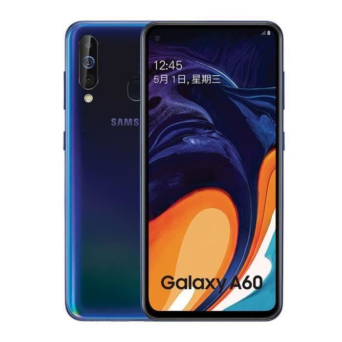 Achat T&eacute;l&eacute;phone portable Samsung galaxy a60 smartphone 6gb ram 64gb rom 4g phablet 6.3 inch android 9.0 eu Nior pas cher