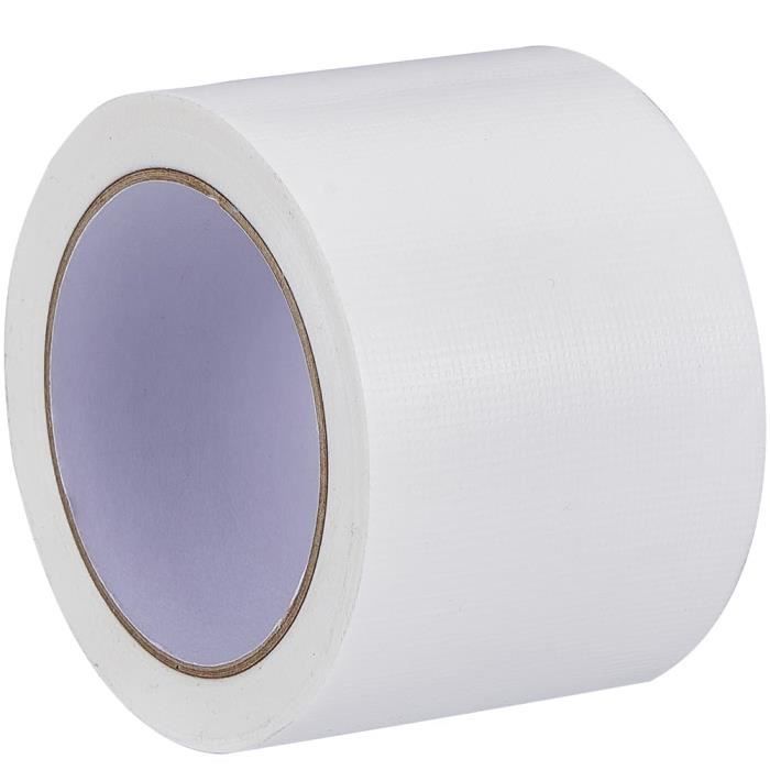 20Mx7.5Cm Ruban Adhésif Large Blanc Ruban Gaffer Étanche De Qualité ...