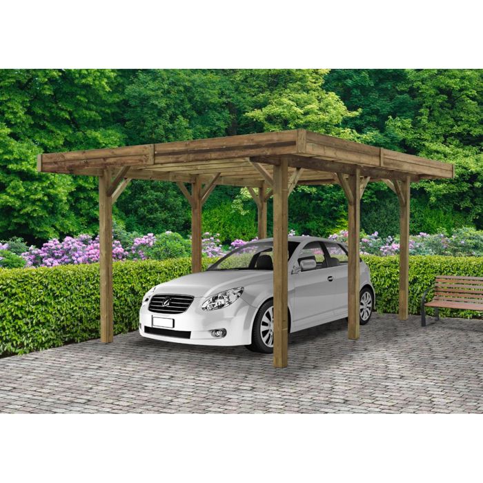 Solid Carport Base 4x5xh2 5m Achat Vente Carport Carport Base