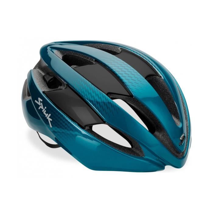 Casque vélo route adulte homme Spiuk Eleo - turquoise/noir - taille 51/56 - couleur bleue