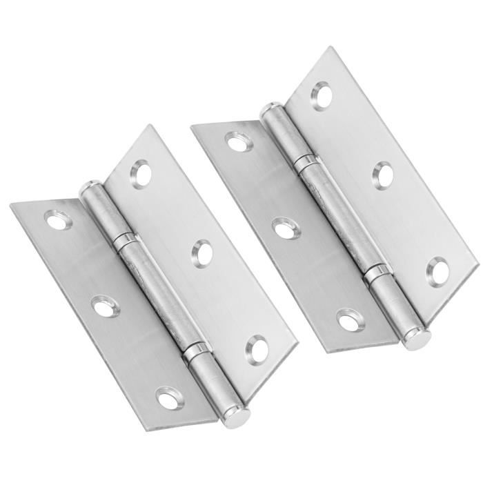 20 Charnières Inox 44x31mm – Pour Portes, Solides Et Discrètes