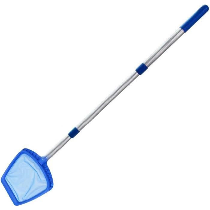 Crochet D'écumoire Pour Piscine - Acier Inoxydable, Longueur 37 Cm, Pour Retirer Les Débris, Feuilles, Facile à Utiliser