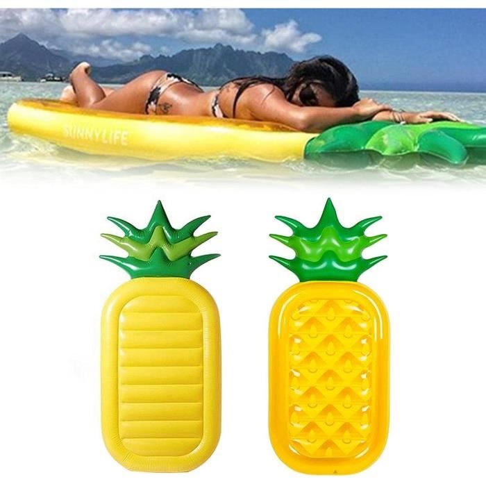 Paquet De 2 Hamac Gonflable Piscine 4 En 1 Bouée Matelas Gonflable