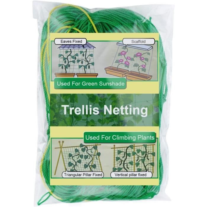 1 Pièces Filet A Ramer Filets Pour Jardin Tuteur Pour Plantes — free download