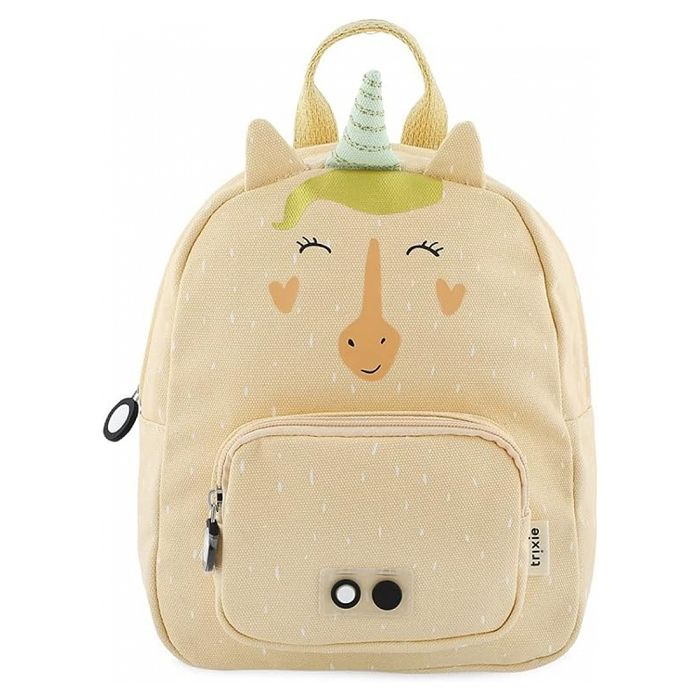 Trixie Sac à dos enfant Mme Licorne beige 21 x 10 x 25 cm - hydrofuge bretelles rembourrées