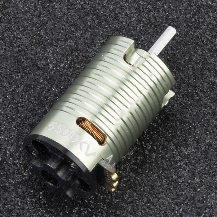 Tbest moteur sans balais RC Moteur sans balais Rocket MINI-Z 7500KV 2 pôles pour voiture modèle