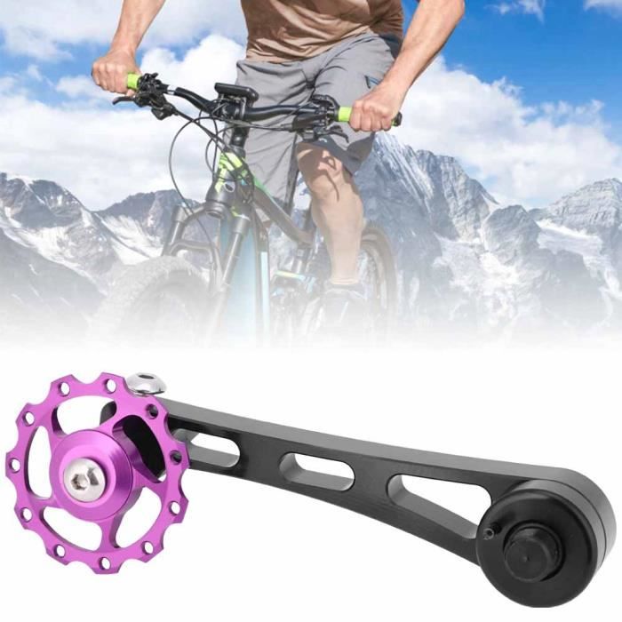 Tendeur De Chaîne Vélo - Alliage D'Aluminium - Pour VTT Et Route - Réglage Facile, Anti-Déraillement