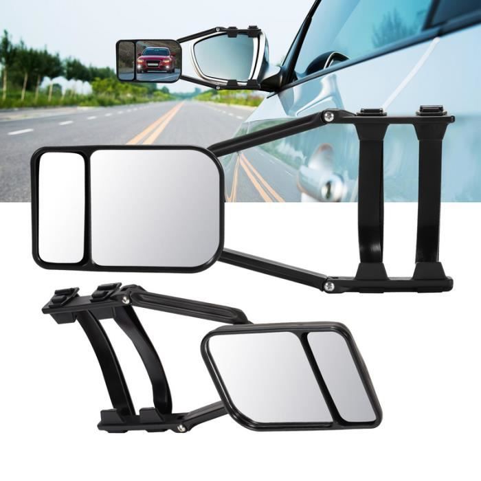 EINFEBEN 2x Rétroviseur De Caravane Autocaravane Adaptation Universelle Rétroviseur Universel