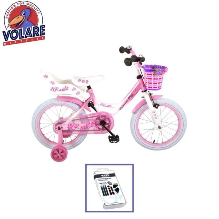 Vélo pour enfants - Volare LOL Surprise - 16 pouces - Rose - Kit de réparation de pneus WAYS Vélo pour enfants - Volare LOL Surprise - 16 pouces - Rose - Kit de réparation de pneus WAYS