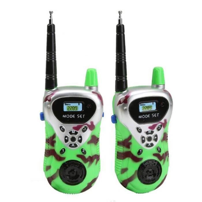 Talkies-walkies Enfants Rechargeables Avec Vidéo - Lot De 2, Portée Jusqu'à 5 Km - Pour Jeux Intérieur/extérieur, 3 à 12 Ans - Cadeau Anniversaire, Noël