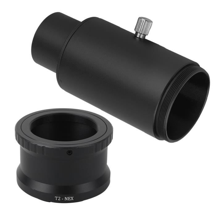 Tube D'extension Télescope 1.25 Pouce (34mm) Métal Noir - Universel - Neuf