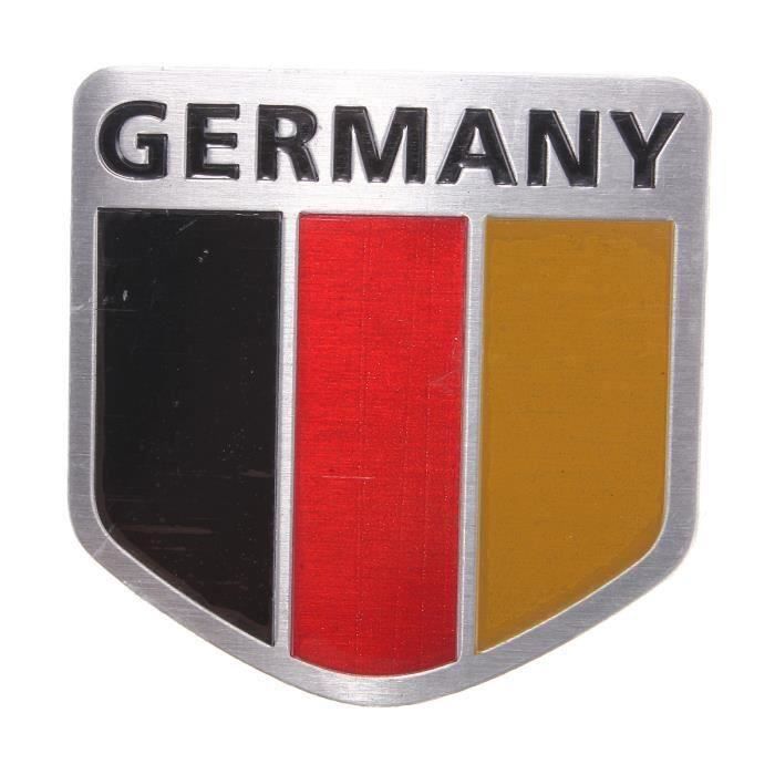 Drapeau Italie Autocollants 3D Drapeau Italia Pour Voiture - 2 Pièces En Métal Chromé, Dimensions 104,5 X 30 Mm - Décoration Patriotique