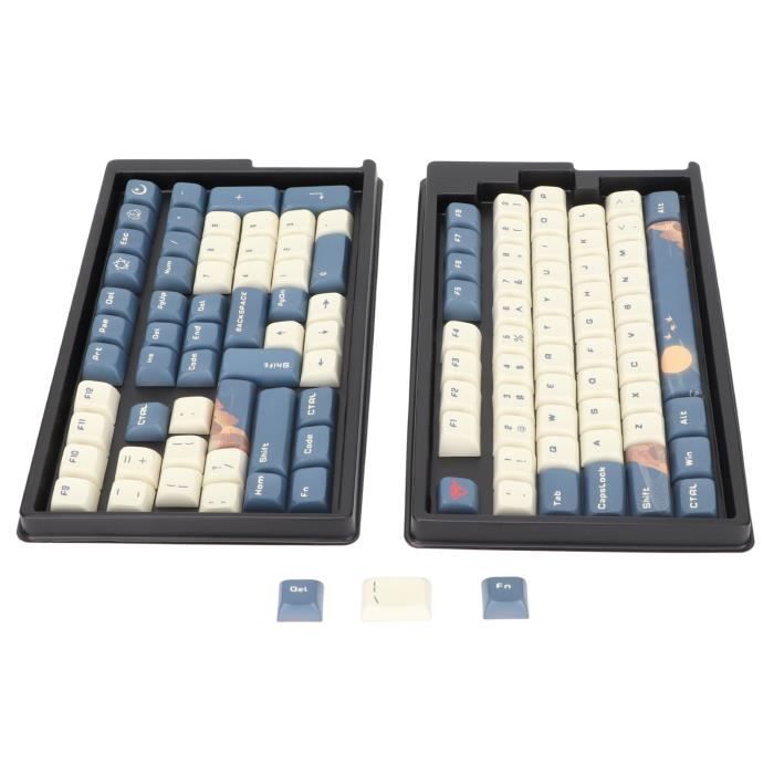 Jeu de keycaps Keycaps PBT, Installation Facile Arc Layout Keycap Set ...