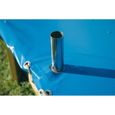 Bâche de sécurité pour piscine UBBINK 400x820 en PVC 550g/m² - Bleu-1