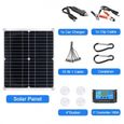  6000W Kit d'onduleurs générateur complet d'énergie solaire 12V-110V + 200W 100A panneau solaire -1