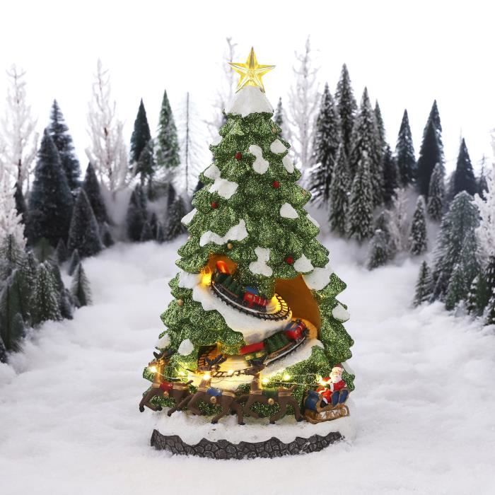 Sapin miniature pour village de noel deals