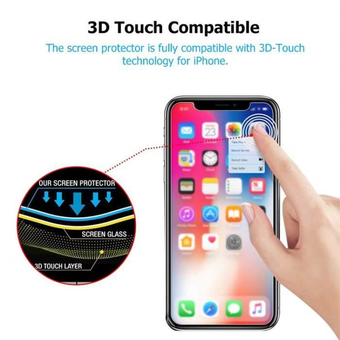 2 Pièces] Film Verre Trempé iPhone SE (2020) 4.7 /2nd generation,  Protection Ecran Antichocs - Cdiscount Téléphonie