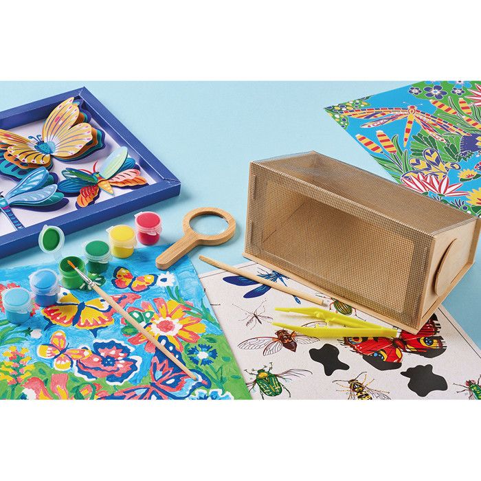 Mallette D’activités Smoby – Silence ça Pousse ! – 37 Accessoires Dessin : 12 Feutres, 12 Crayons De Cire, 12 Crayons De Couleur, Stickers – Dès 3 Ans