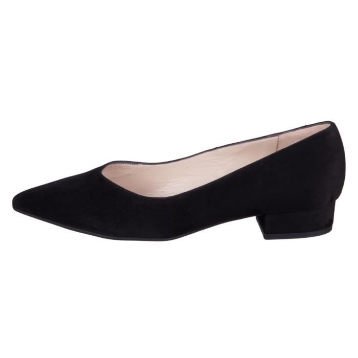 Chaussures Femme PETER KAISER Darcie Noir Cuir Talon Fin Lacets Hauteur de la tige Moyenne Achat Vente Chaussures Femme PETER KAISER Darcie Noir Cuir