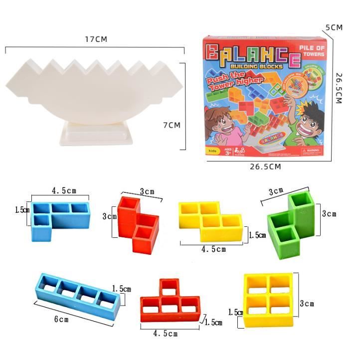 Jouet en Bois à Empiler et à Trier - Jeux d'Activité et de Développement - Couleur principale